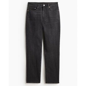 H&M Mom Ultra High Waist Ankle Jeans Black/Charcoal Size 6